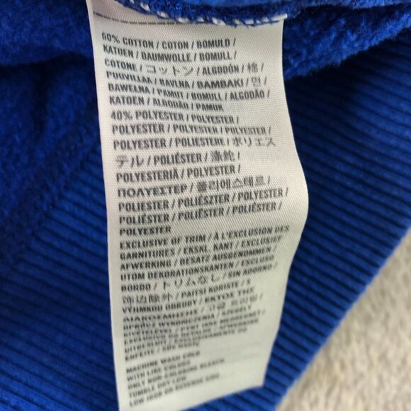 Hollister Boys Hoodie Sweatshirt 180 Youth Zip Up Surf Finals Blue Embroidered - Picture 5 of 10